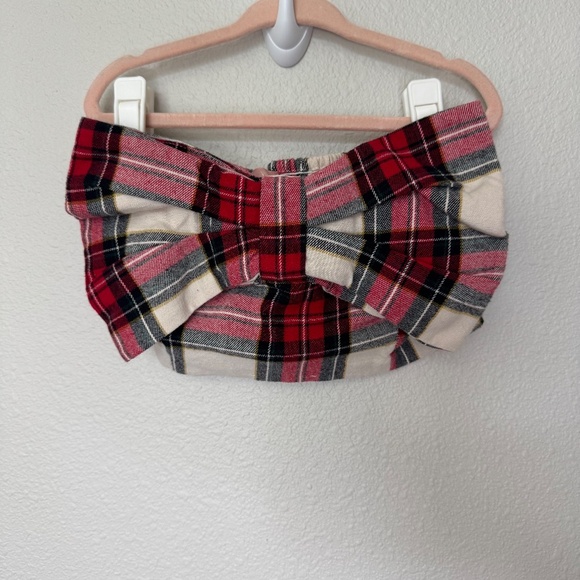 Show Me Your Mumu Plaid Bow Top XS - Picture 2 of 3
